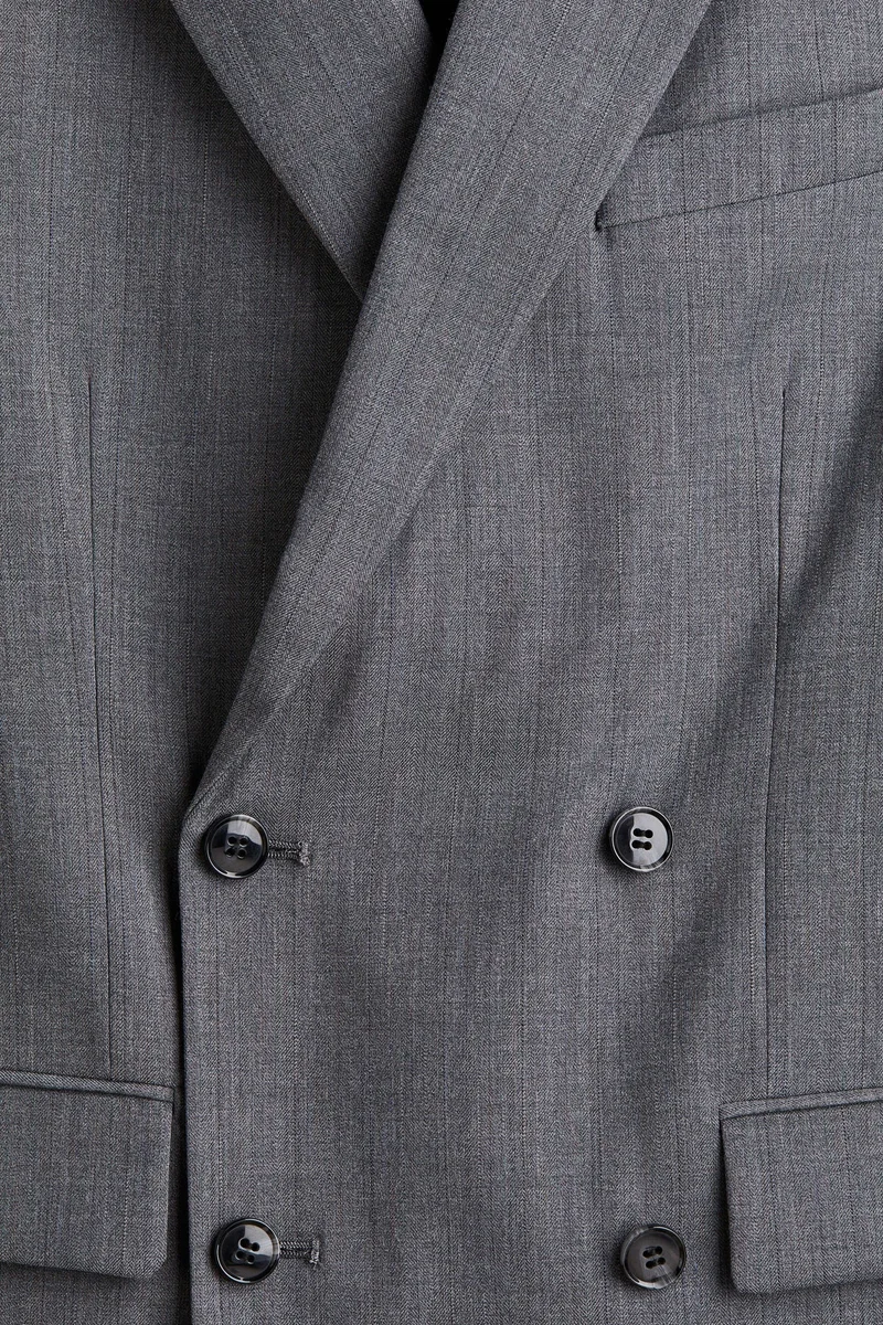 H&M  Relaxed Fit Double-breasted jacket for Men | Best Price UAE